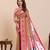 beige art silk woven saree with blouse