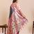 navy blue art silk woven saree with blouse