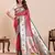 pink art silk woven saree with blouse