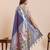 violet art silk woven saree with blouse