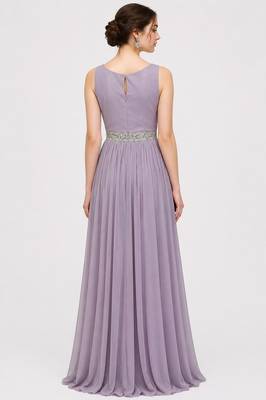 Move  georgette sleevless embroidered gown 2