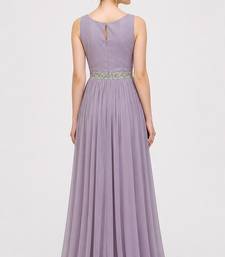 Move  georgette sleevless embroidered gown