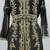 Black Gold Embroidered Moroccan Kaftan Gown