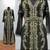 Black Gold Embroidered Moroccan Kaftan Gown
