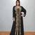Black Gold Embroidered Elegant Moroccan Kaftan