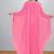 Candy Pink Georgette Butterfly Kaftan with Intricate Gold Zari Yoke