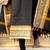 Black jaquard  kanchi cotton maxi kurti dupatta set