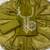 Mehendi silk unstitched suit with printed & khatli work