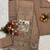Brown chiffon semi stitched suit with embroidery & sequence work