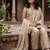 Trendy stylish kids wear heavy embroidery sequence work kurta set