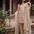 Trendy stylish kids wear heavy embroidery sequence work kurta set