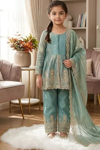 New kids trendy stylish  fully stitched  ready to wear kurta set