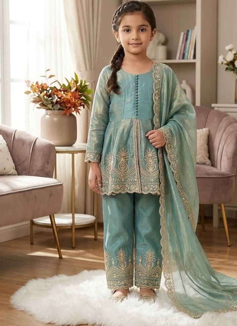New kids trendy stylish  fully stitched  ready to wear kurta set