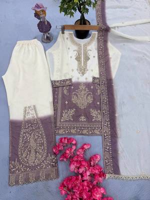  kids collection  kids wear heavy embroidery sequence work kurta set 4