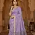 Lavender Color Meenakari Zari Weawing Border Work Cotton Saree 