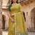 Olive Color Meenakari Zari Weawing Border Work Cotton Saree 