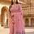 Pink Color Meenakari Zari Weawing Border Work Cotton Saree 
