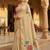 Off White Color Meenakari Zari  weawing border Work Cotton Saree