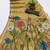 Olive Color Meenakari Zari  weawing border Work Cotton Saree
