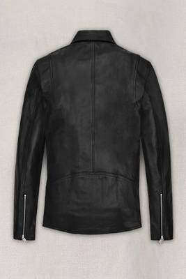 men's black lambskin leather biker jacket premium quilted design fine 3