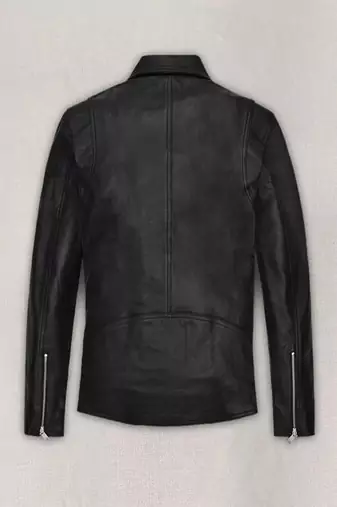 men's black lambskin leather biker jacket premium quilted design fine