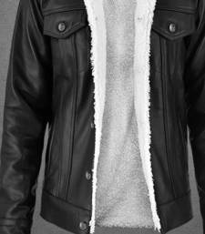 men's black lambskin leather jacket classic zip up style modern featured