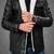 men's black lambskin leather jacket classic zip up style modern featured
