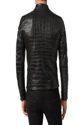 men's black lambskin leather jacket classic zip up style stylish premium 2