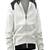 Men's white &black shoulder  genuine lambskin  leather jacket-caf   racer & ribb cuff style