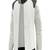 Men's white &black shoulder  genuine lambskin  leather jacket-caf   racer & ribb cuff style