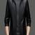 Black genuine soft lambskin leather jacket moto biker jacket hoodie fashion style