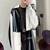 Men's black & white patchwork lambskin leather jacket-spread collar style fastion