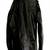 Men's brown lambskin leather biker jacket-rubb-off zipper quilted shoulder style