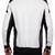 Men's white &black shoulder  genuine lambskin  leather jacket-caf   racer & ribb cuff style