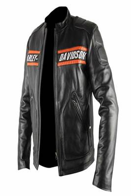 men's black lambskin leather biker jacket classic moto zip style authentic classic 3
