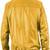 Classic yellow leather jacket pure lambskin ribb cuff stylish