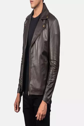 men's yellow lambskin leather jacket classic zip up style premium