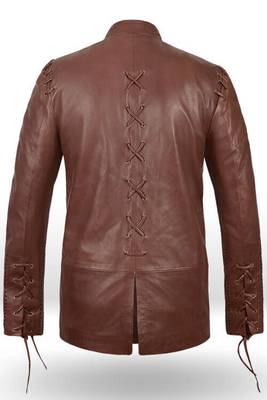 men's brown lambskin leather jacket classic zip up style premium premium 2