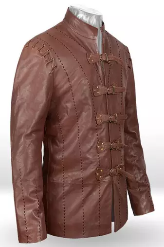 men's brown lambskin leather jacket classic zip up style premium premium