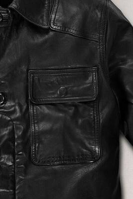 men's black lambskin leather jacket classic zip up style stylish stylish 4