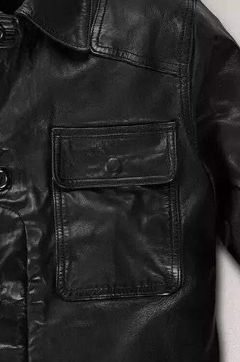 men's black lambskin leather jacket classic zip up style stylish stylish