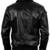 men's black lambskin leather jacket classic zip up style stylish authentic