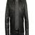 Men's black lambskin leather- 2 pocket & zipper detail style