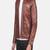 men's brown lambskin leather jacket classic zip up style premium stylish