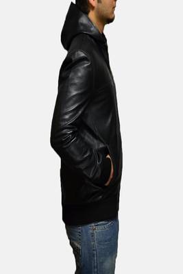 men's black lambskin leather jacket classic zip up style stylish superior 2
