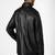 men's black lambskin leather trucker jacket vintage inspired look