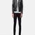 men's black premium lambskin leather jacket vintage inspired look fine