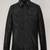 men's black lambskin leather jacket snap button front closure genuine