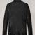 men's black lambskin leather jacket snap button front closure genuine
