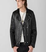 men's black lambskin leather biker jacket premium quilted design ultimate